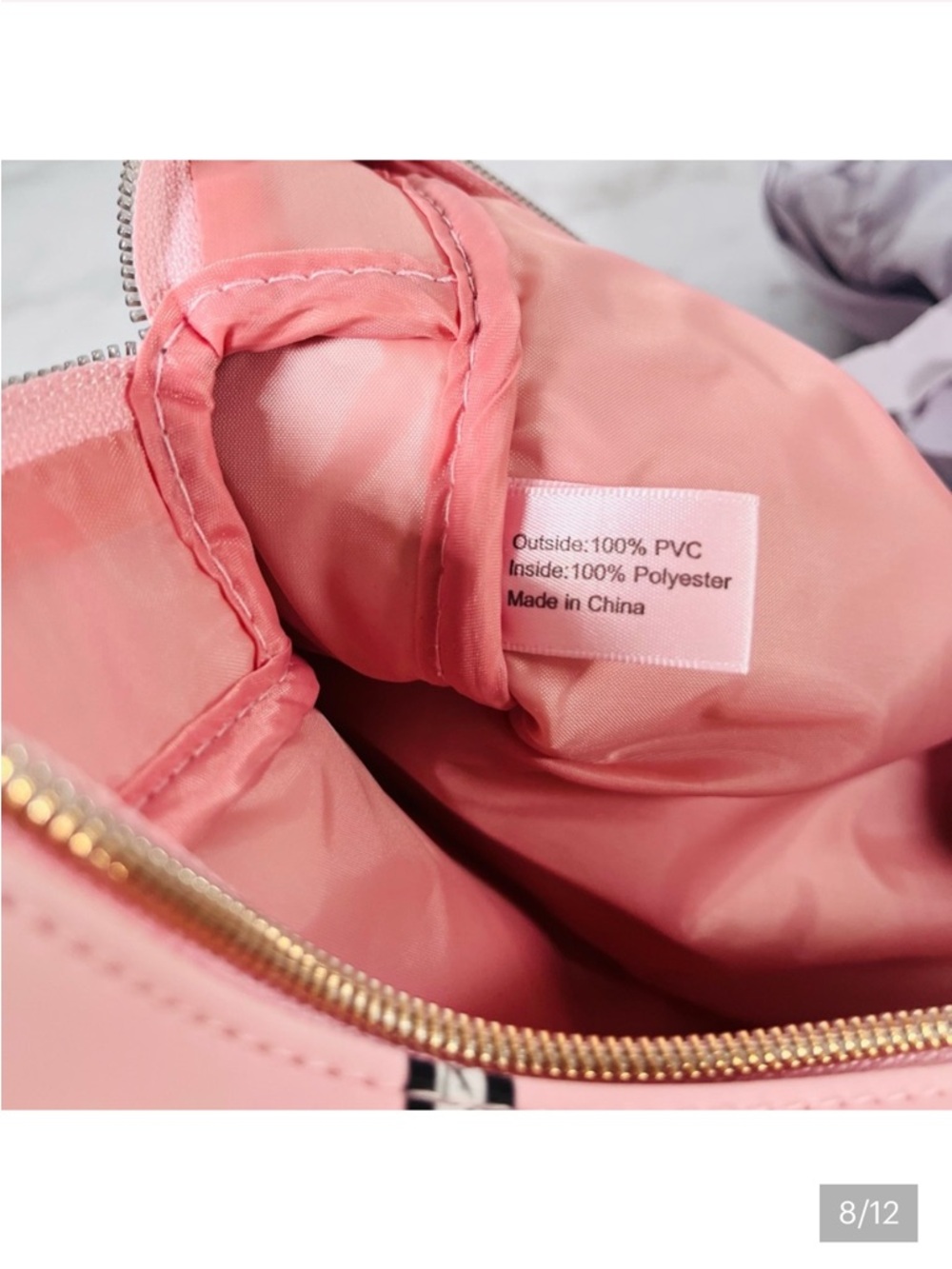 Too Faced Pink Ribbon Cosmetic Pouch - Picture 7 of 7